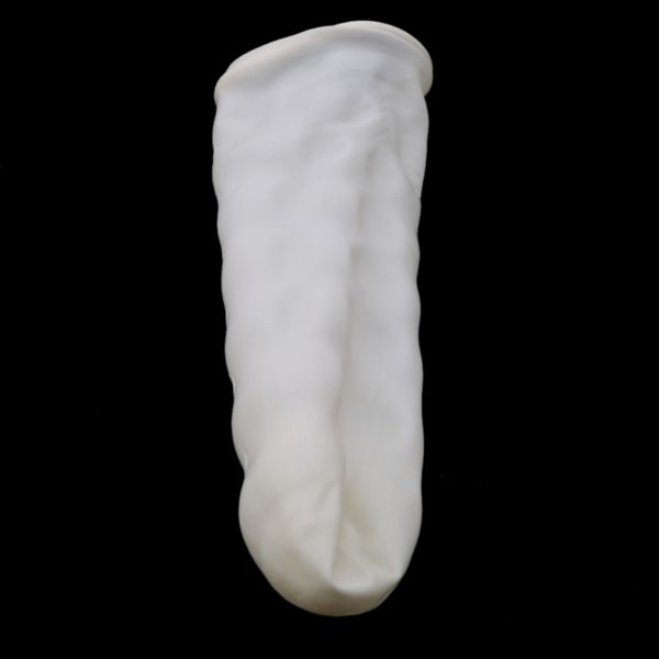 

durable finger cots latex anti-static finger practical design disposable makeup eyebrow extension gloves accessories, Silver