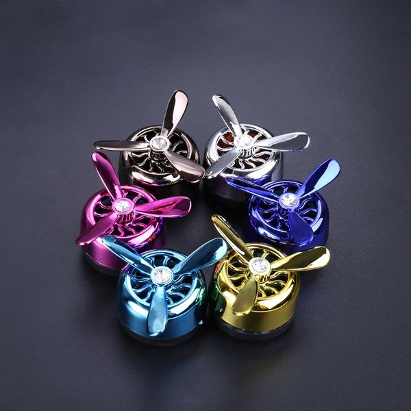 

new 3 propeller aroma car vents outlet fragrance clip air freshener nov-29a