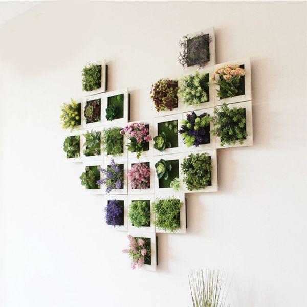 

simulate plant p frame wall ornament home office l decoration