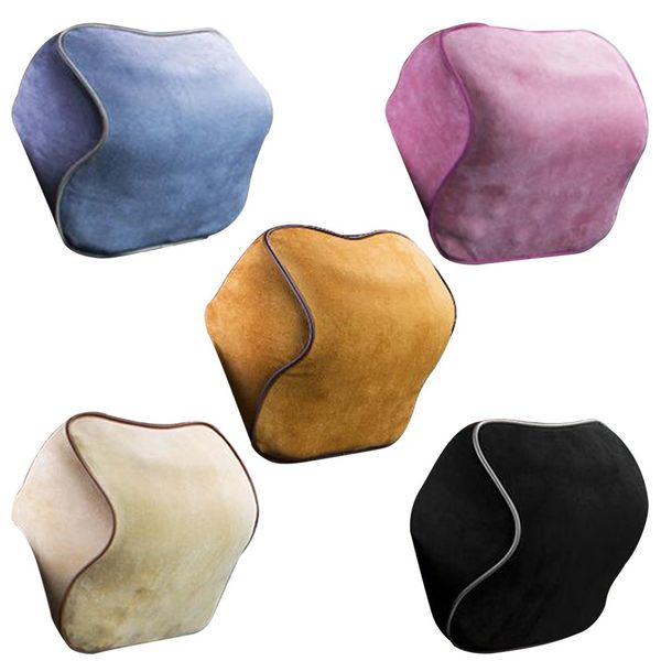 

1 pc adjustable car headrest waist suit lumbar set car cushion headrest auto memory foam