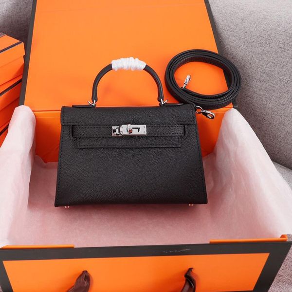 

designer- luxury handbags purses shoulder bags style mini strap crossbody tote cow genuine leather handbags hipping 20cm