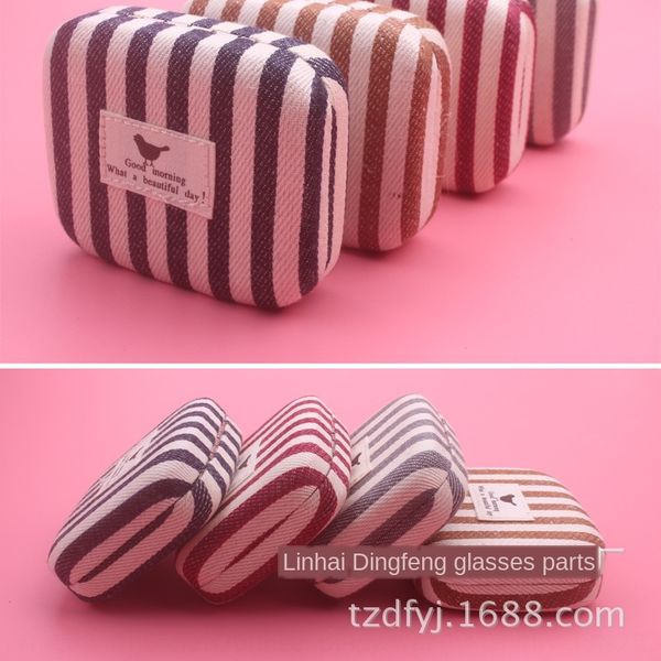

annual striped invisible box annual striped invisible case glasses case glasses box