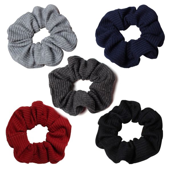 Big Thick Cloth Women Hair Scrunchies Elastic Hair Bands Ponytail