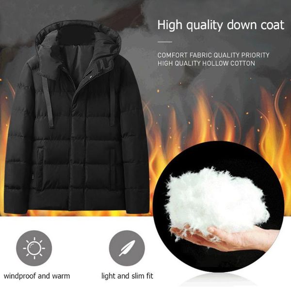 

new winter men women electric heating coat usb thermal warm windproof hooded jackets waterproof windbreaker hiking camping coats, Black