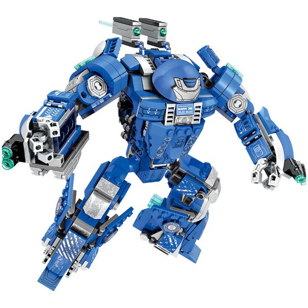 

60031 iron man mk38 anti-hulk armored 38002 building blocks boy toys