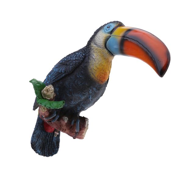 

big mouth toucan bird resin sculpture ornament home decoration statue art
