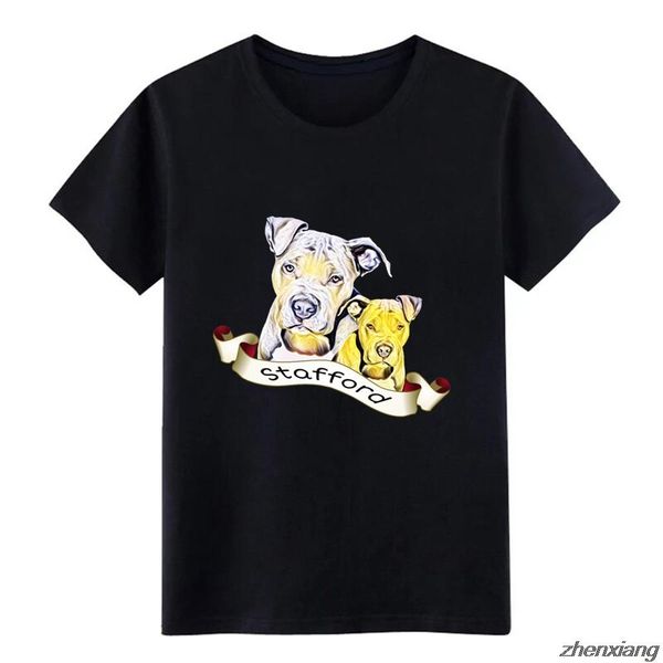 

мужская футболка stafford с персонализированным коротким рукавом s-x5xl family fitness breathable summer pattern shirt, White;black