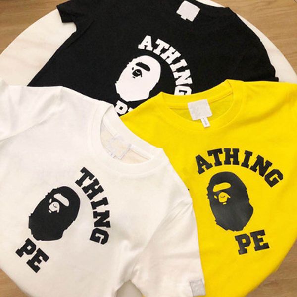 

мальчики и девочки дизайнерские футболки детская мода топы дети бренд письмо печати с коротким рукавом рубашки 5 стилей 2020 лето новый стил, Blue