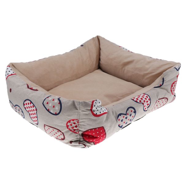 

washable short plush cotton dog cat sofa nest kennel sleeping bed pet house