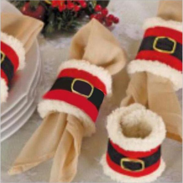 

1pcs clothes napkin circle christmas napkin circle bar restaurant decoration christmas gifts wedding candy bag
