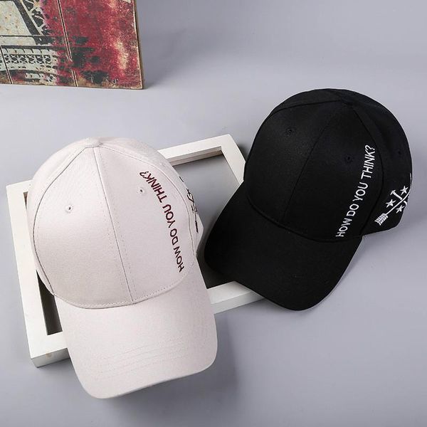 

2020 весной и летом творческой сторона вышивки стрелок бейсболки мужчин и женщины вскользь хип-хоп шляпа спортивной пару шляпы orkid, White