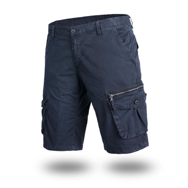 

mrmt 2019 brand men's shorts tooling pants breeches casual short pants for male multi-pocket solid color cropped trousers, Black