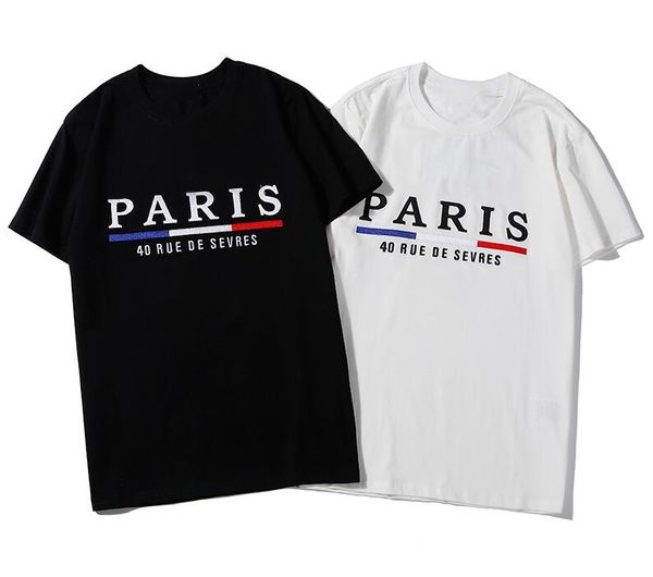 

designer t-shirt for mens tee shirts with letters summer short sleeve fashion brand men t-shirt casual clothing size s-2xl, White;black