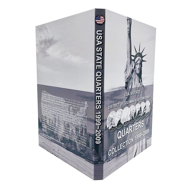 

2020 hardcover coin collection for usa state quarters with 56 positions and