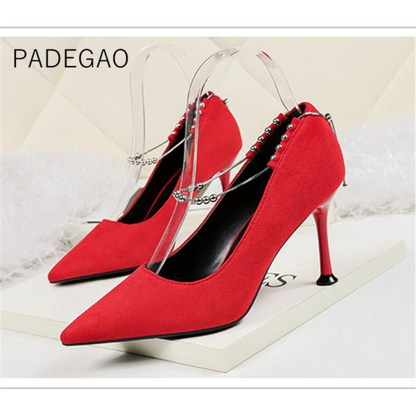 

womens shoes 2019 high heels korean fashion party night pumps ladies shoes, Black