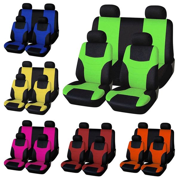 

9pcs and 4pcs universal car seat cover fit most cars auto seat cushion protector car interior accessories protector