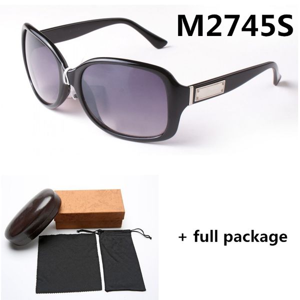 

large frame 2745 ladies designer luxury sunglasses leopard brown brand glasses three colors with full package, White;black