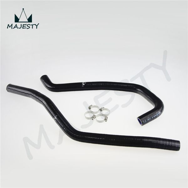 

black silicone radiator coolant hose + clams for atv yamaha raptor yfm 700 700r 2006-2010