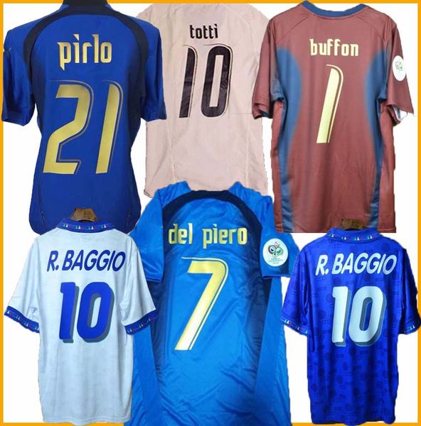 

italy retro jersey 2000 2002 2006 goalkeeper world cup1990 1999 italy retro home 1994 soccer jersey maldini baggio donadoni totti del piero, Black;yellow