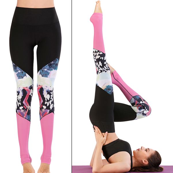 

2020 new women yoga pants gym leggings high waist sports pants workout running leggins fitness leggings mujer yoga, White;red