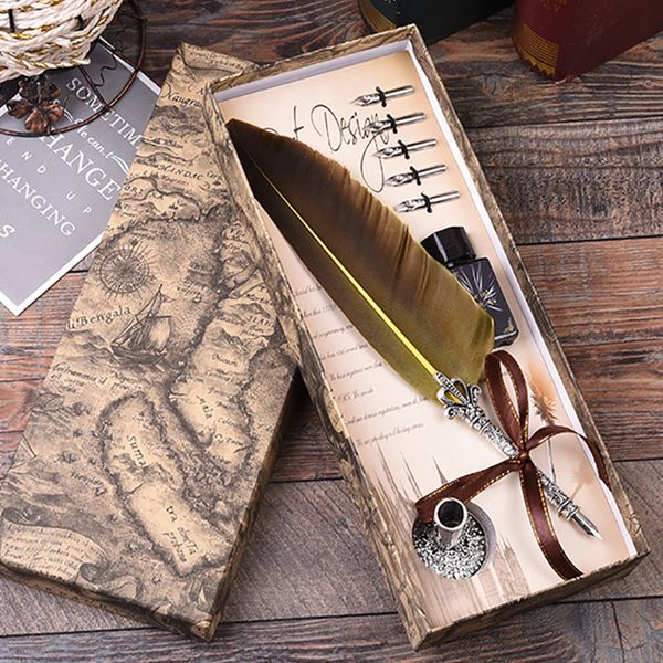 

quill ink nib holder accessories office smooth writing gift box wedding calligraphy signature stationery festival dip fountain