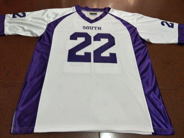 

редкий филлип линдсей саут # 22 настоящий полная вышивка колледж джерси размер s-4xl или обычай на любое имя или номер трикотажа, Black;red