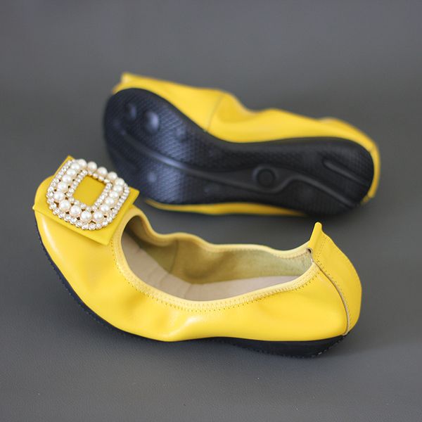 

women flats women genuine leather shoes slip on loafers woman soft nurse ballerina shoes plus size 35-43 casual sapato feminino, Black