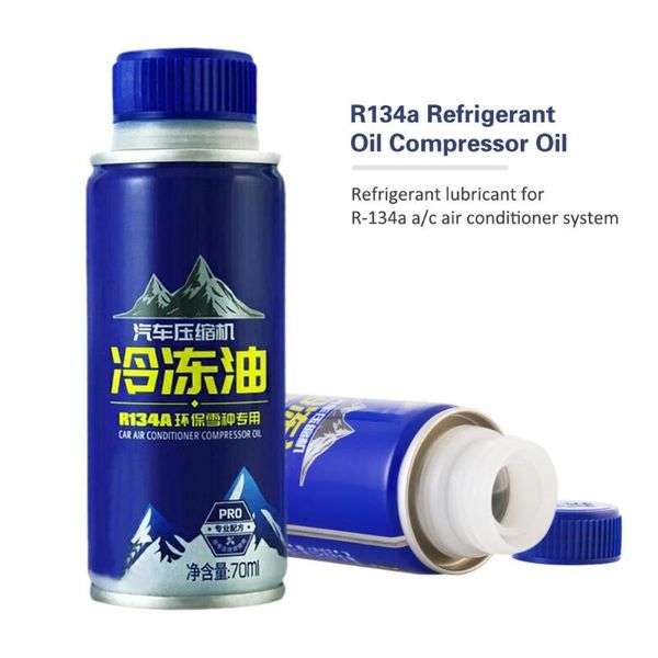 

r134a refrigerant oil compressor oil for car truck bus automotive a/c air conditioning system refrigerant leak repair