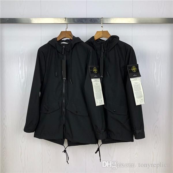 

19ss new luxurious brands design compass function hooded windbreaker coat men women outdoor streetwear sweatshirt jackets, Blue;black