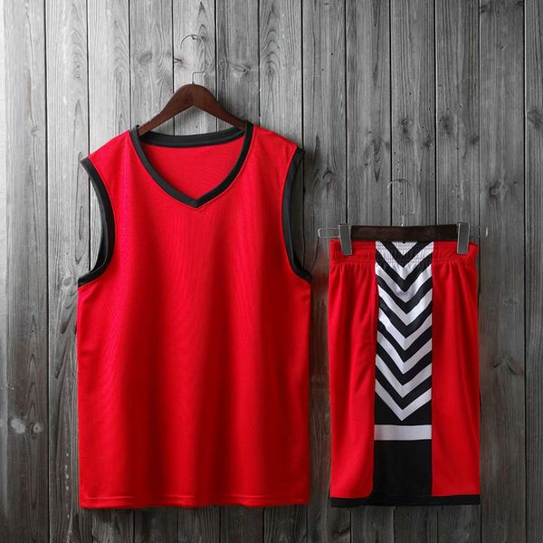 

discount men training basketball sets with shorts uniforms reversible basketball jerseys for that home and away look kits sports 23-33, Blue;black