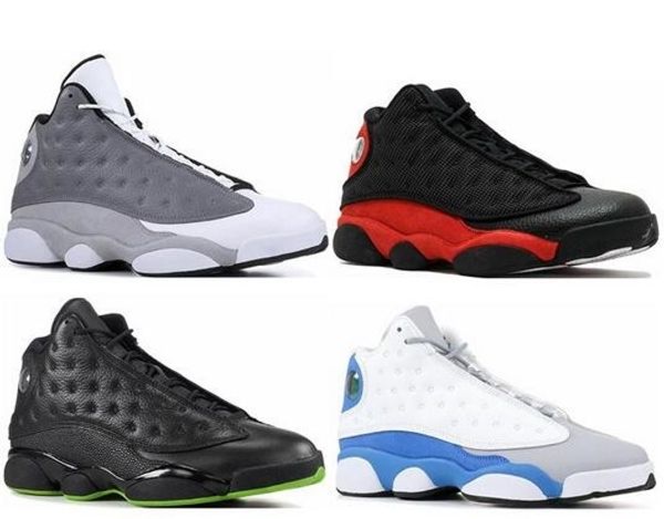 

2019 new mens basketball shoes 13s hyper royal bred black true red history of flight dmp discount sports shoe sneakers black cat