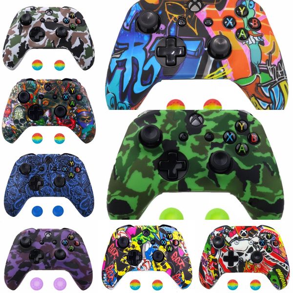 

kkzsj for xbox one controller housing 5 halo shell case handle side cover rear grip front replacement guardians limited edition