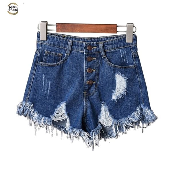 

womens fashion high waist tassel ripped jeans summer large size denim shorts drop shipping drop shipping, White;black