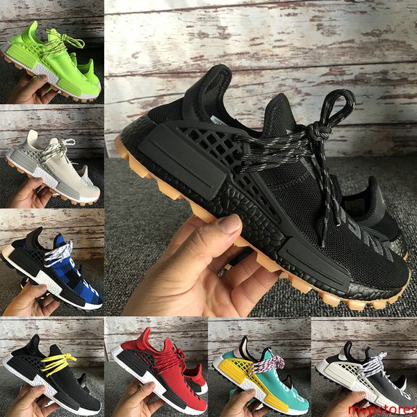 

с nmd humanrace бесконечные виды кроссовки мужчины женщины pharrell williams solar pack оранжевый вид черный мужская дизайнерская обувь 36-4