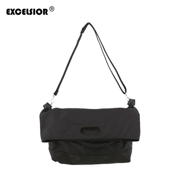 

excelsior women handbag nylon crossbody bags solid big capacity bag women with rope handle sac a main multi use