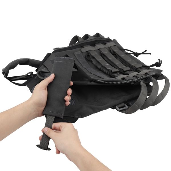 

new 2019 hunting tactical body armor outdoor cs game jpc molle plate carrier vest paintball vest equipment, Camo;black
