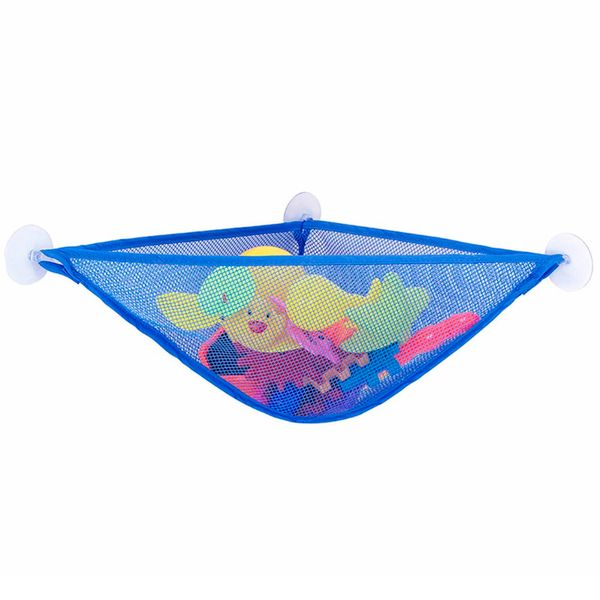 

suction cup baby bath toys corner tidy storage mesh bag bathroom folding wall hanging net organizer basket bath tub toy holder