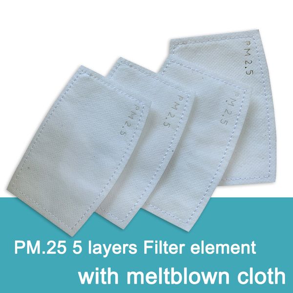 

Маска для лица PM2. 5 Фильтр Meltblown нетканый материал анти-туман и пылезащитный пятислойный фильтр DHL Бесплатная доставка