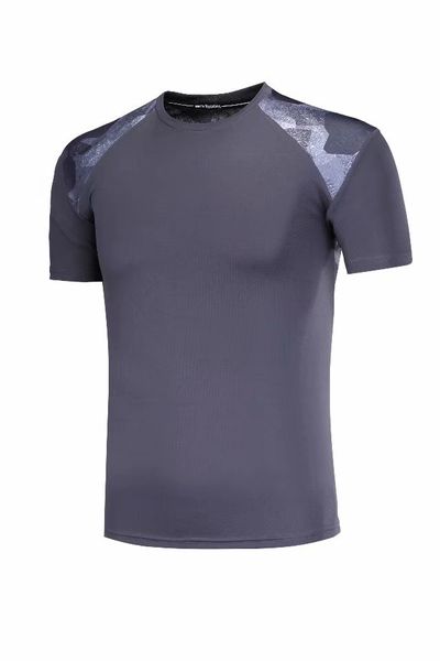 

shirt homme running men t shirts 2019 workout gym quick dry outdoor training sportswear breathable bodybuilding sport shirt, Black;red