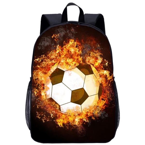 

yoiyen flame football soccer bag bag for kids large capacity school backpack women men laptravel girls boys
