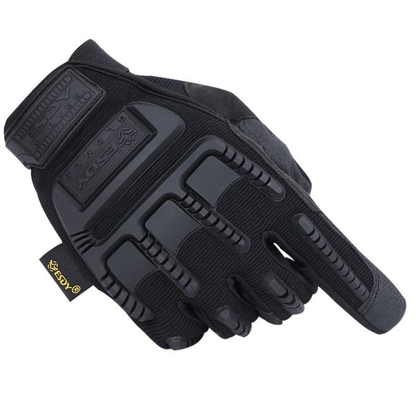 

esdy outdoor tactical gloves military nylon male full finger sport glove for hiking cycling motorcycling men's protection gloves