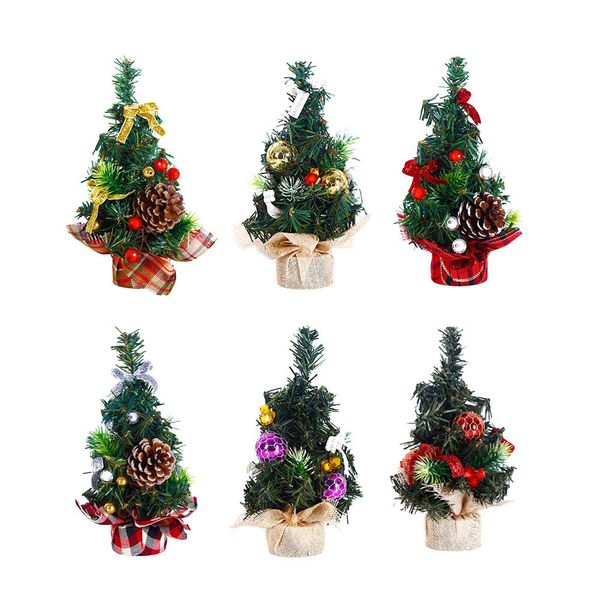 

fun mini christmas trees xmas decorations a small pine tree placed in the deskfestival home party ornaments
