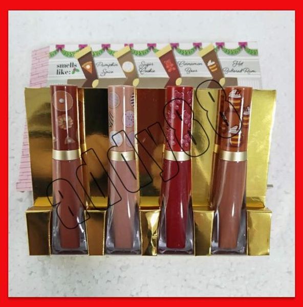 

2018 Новейшая косметика для губ со сладким запахом Рождества