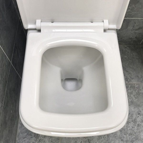 

white square toilet seat soft close quick release wrapover fix ncg 199