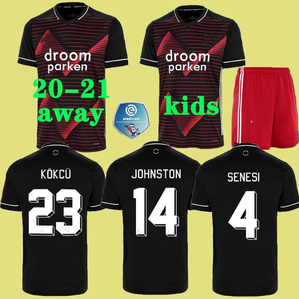 

20 21 feyenoord soccer jersey kokcu berghuis fer camiseta de futbol jorgensen camiseta de fútbol 2020 2021 senesi men+kids football shirt, Black