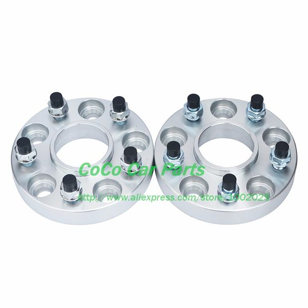 

2pcs 5x100 cb 57.1mm thread size m14x1.5 thick 25mm 30mm hubcenteric wheel spacer adapter for - a1