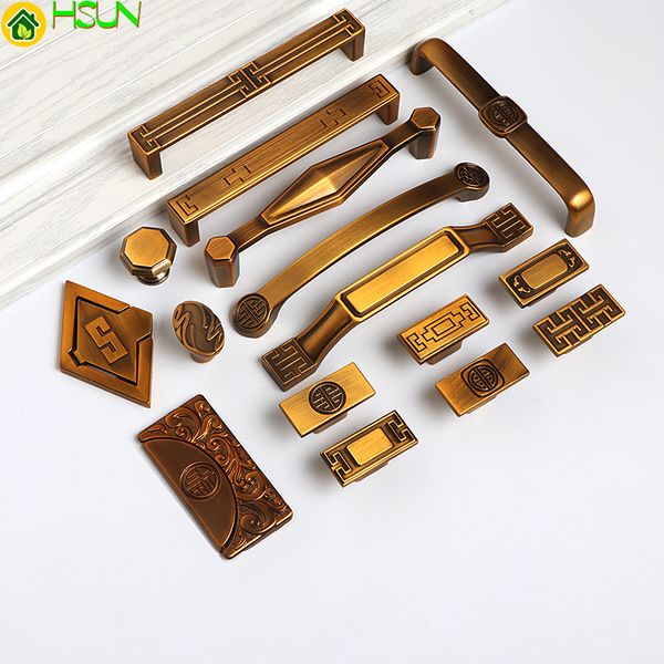 2019 Yellow Bronze Small Handle And Pulls Antique Classic Vintage