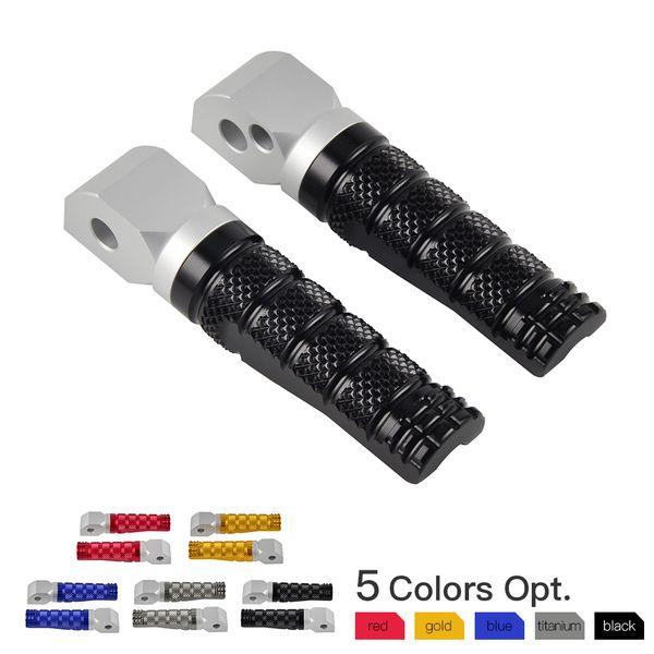 

motorcycle 70mm rear footpegs foot peg footrest anti-slip for yamaha fz1 fz8 fazer 2011-2013 mt07 mt09 mt10 r3 2014-2018