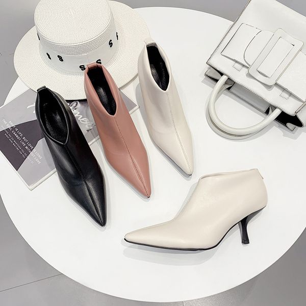 

woman high heels shoes brief pumps pointed wedge slip om 2019 lace-up crossdressers sweet toe 3cm beige fine branded, Black