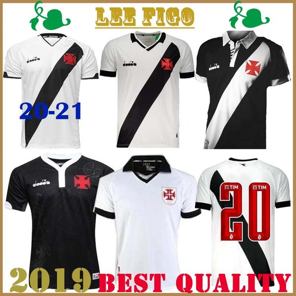

2020 brazil club vasco da gama rj soccer jersey 20-21 maxi castan andrey da gama home away 120 edition football shirts size:s-2xl, Black
